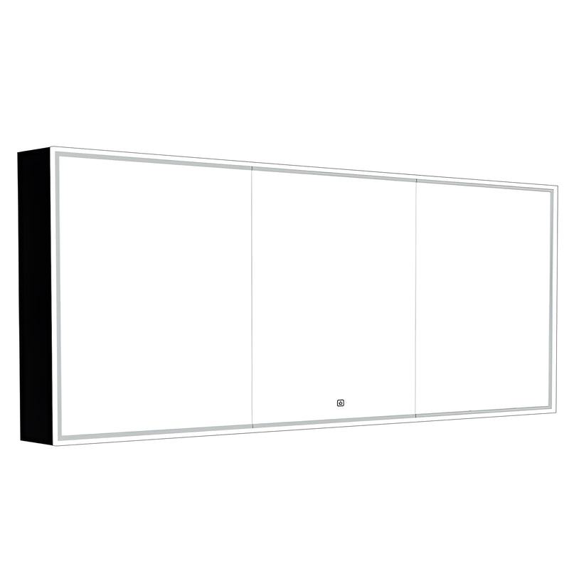 Premium Double Sink Bathroom Mirror with Edge LED Lighting