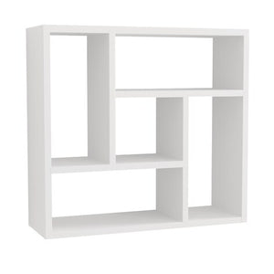 Classic Wooden Multipurpose Stand with Storage Shelves with White Finish