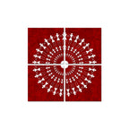 Warli Art Painting Wall Hanging, Set of 4