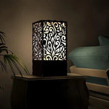Wooden Night Lamp Leaf Design Modern Table Light For Home Decor | Living Room