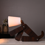 Wooden Playing Dog Night light Table Lamp For Home Decor | Living Room