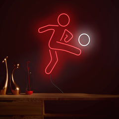 A Soccer Player Neon Sign LED Light