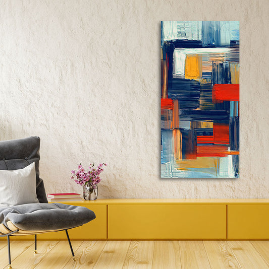 Abstract art of Colorful Texture Canvas Wall Painting