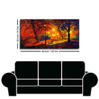 Abstract Art scenery of Park Wall Painting