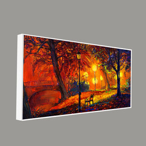 Abstract Art scenery of Park Wall Painting