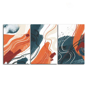 Abstract Art Texture 3 Pieces Wall Painting