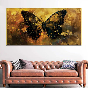 abstract-black-butterfly-canvas-wall-painting-for-home-office