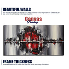 Abstract City Skyline Premium Wall Painting