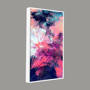 Abstract Colorful Dynamic Texture Background Premium Canvas Wall Painting