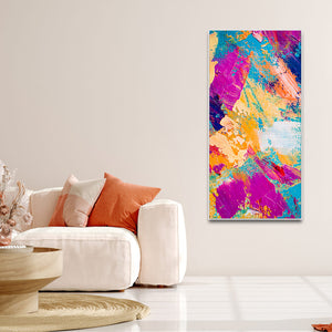 Abstract Colorful Modern Textured Art Premium Wall Painting