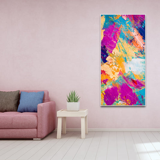 Abstract Colorful Modern Textured Art Premium Wall Painting