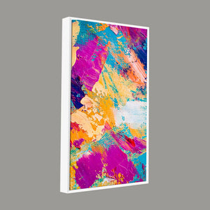 Abstract Colorful Modern Textured Art Premium Wall Painting