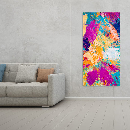 Abstract Colorful Modern Textured Art Premium Wall Painting