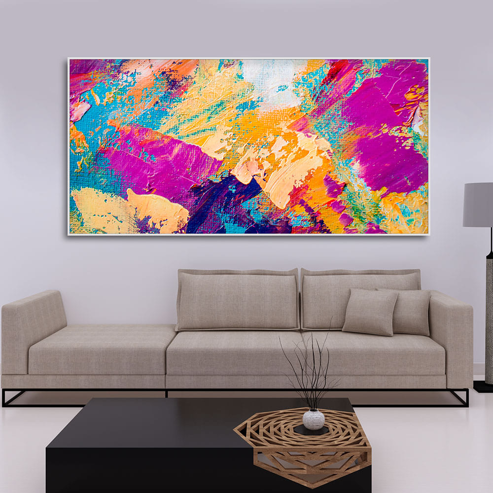 Abstract Colorful Modern Textured Art Wall Painting