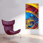 Abstract Colorful Textured Art Canvas Wall Painting