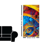 Abstract Colorful Textured Art Canvas Wall Painting