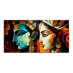 Abstract Colorful Textured Canvas Wall Painting