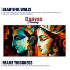 Abstract Colorful Textured Canvas Wall Painting