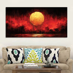 Abstract Dark Aesthetic Canvas Wall Art Painting for Interior Décor