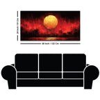 Abstract Dark Aesthetic Canvas Wall Art Painting for Interior Décor