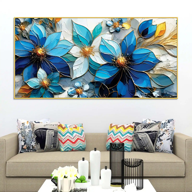 Abstract Floral Abstract Canvas Painting for Home Décor