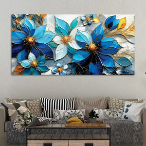Abstract Floral Abstract Canvas Painting for Home Décor