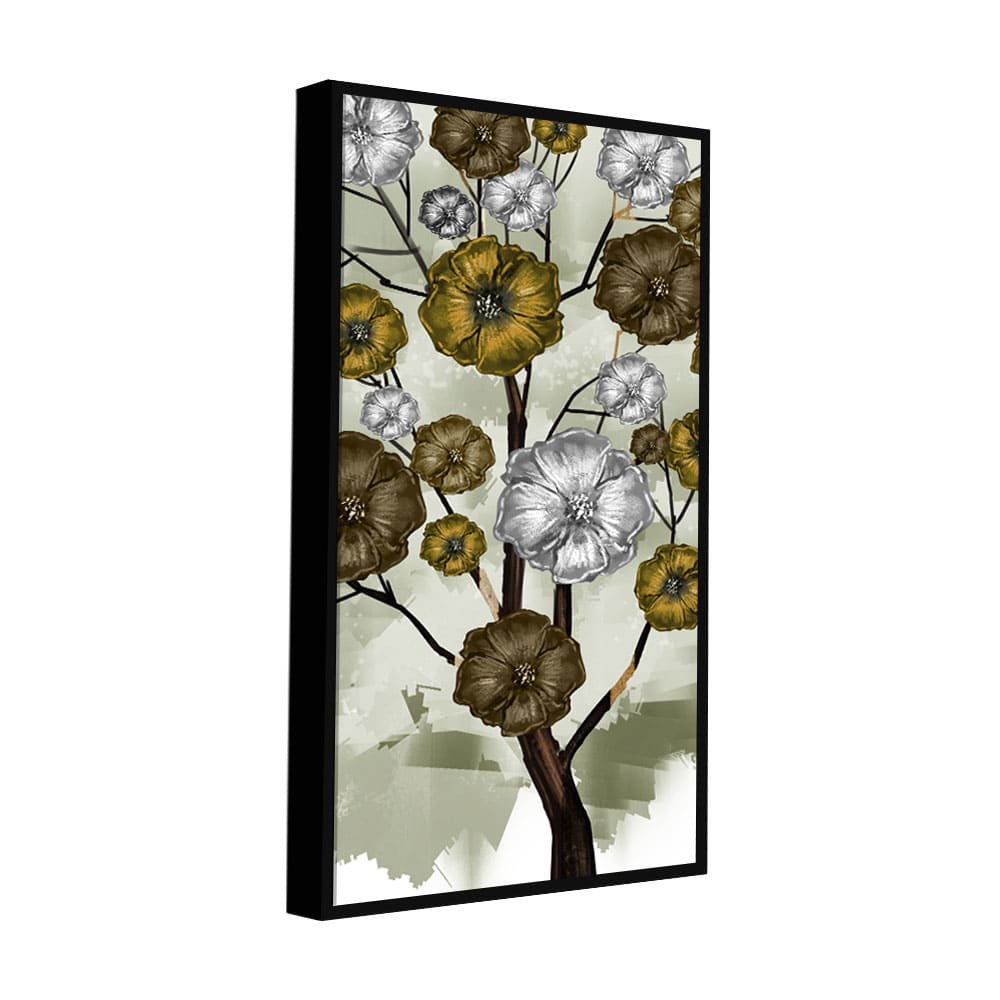 Abstract Flowers Designer Art Canvas Wall Painting