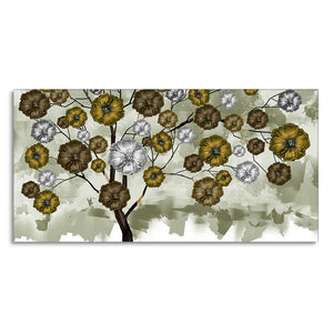 Abstract Flowers Designer Art Premium Canvas Wall Painting