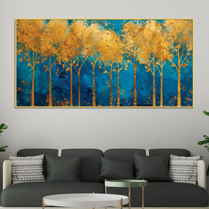 Abstract Forest Canvas Wall Art Nature Painting