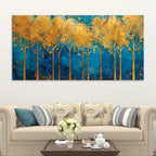 Abstract Forest Canvas Wall Art Nature Painting