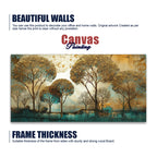 Abstract Forest Tree Artistic Art Canvas Wall Painting