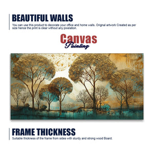 Abstract Forest Tree Artistic Art Canvas Wall Painting