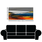 Abstract Gold Colorful Texture Art Canvas Wall Painting