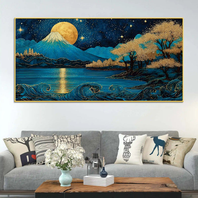 Abstract Japanese Canvas Wall Art Painting