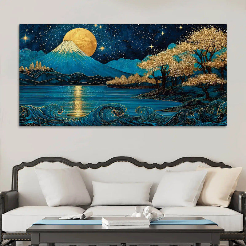 Abstract Japanese Canvas Wall Art Painting