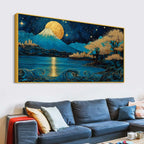 Abstract Japanese Canvas Wall Art Painting