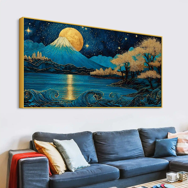 Abstract Japanese Canvas Wall Art Painting