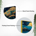 Abstract Japanese Canvas Wall Art Painting