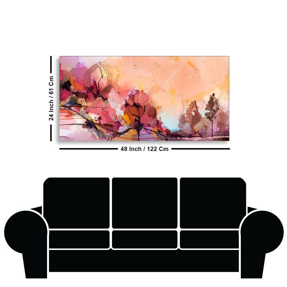 Abstract landscape Contemporary art Canvas Wall Painting