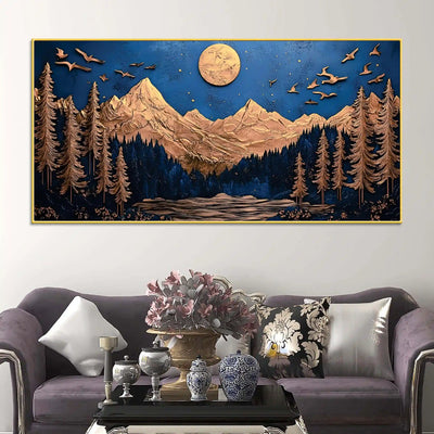 abstract-mountain-canvas-painting-for-home-decor