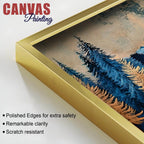 Abstract Mountain Forest Canvas Painting for Modern Home Decor