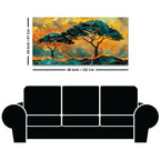 Abstract Nature Tree Canvas Painting for Living Room Decoration