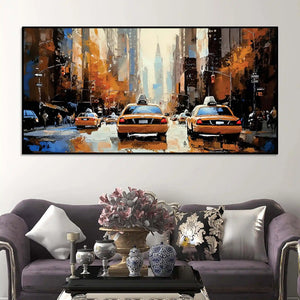 abstract-new-york-street-canvas-wall-art-for-decoration