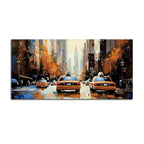 Abstract New York Street Canvas Wall Art for Decoration