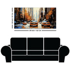 Abstract New York Street Canvas Wall Art for Decoration