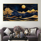 abstract-night-mountain-deer-canvas-painting