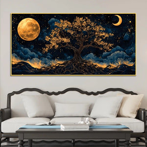 abstract-night-wall-decor-canvas-painting