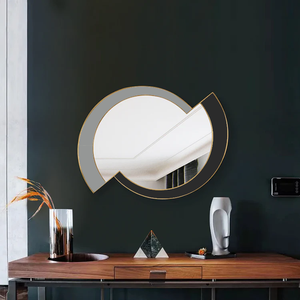 Abstract Nordic Pattern Bathroom Mirror