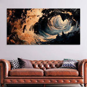 Abstract Ocean Wave Canvas Wall Painting