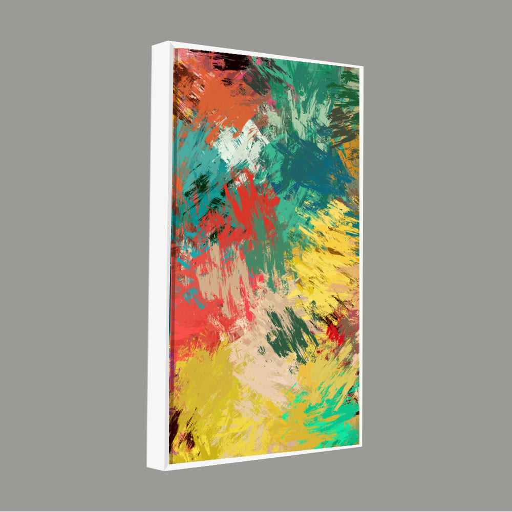 Abstract Painting of Explosion of Colors